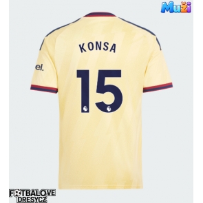Arsenal Ezri Konsa #15 Alternativní Dres 2026-27 Krátký Rukáv